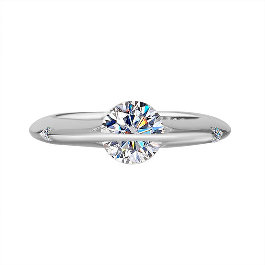 Moissanite ring