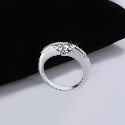 Moissanite ring