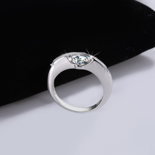 Moissanite ring