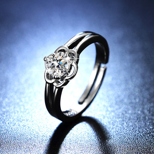 moissanite ring women's marriage ring 1 karat