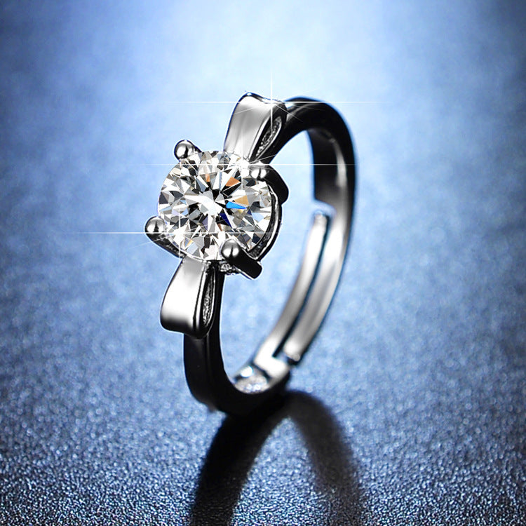 moissanite ring women's marriage ring 1 karat