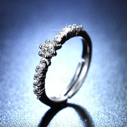 moissanite ring women's marriage ring 1 karat
