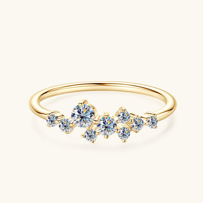 Moissanite Silver Ring