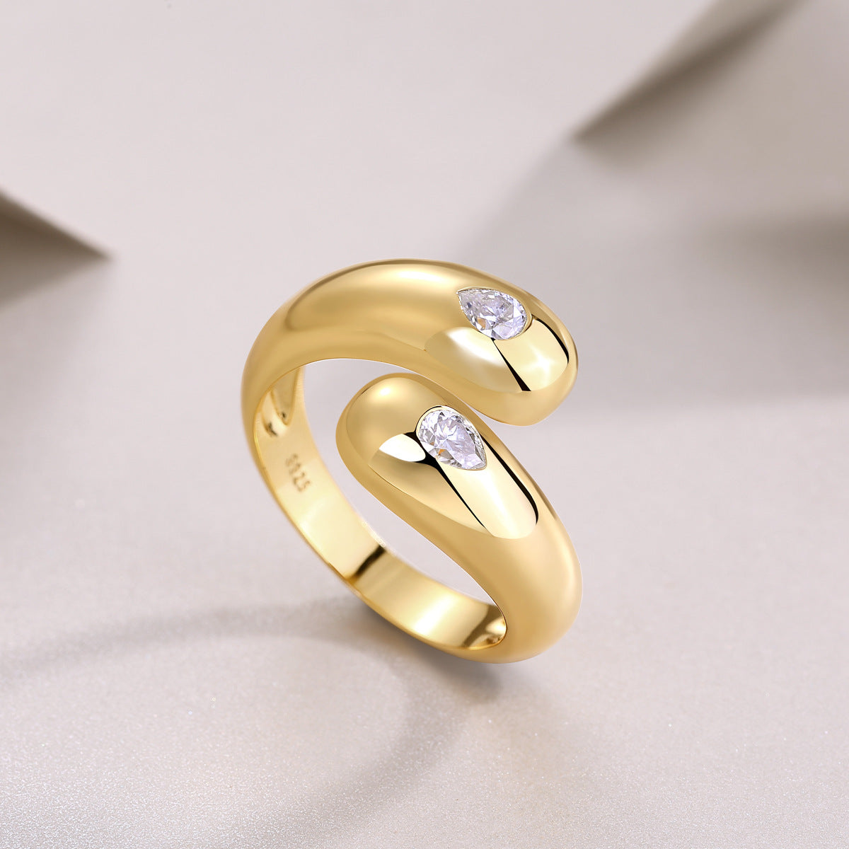 Moissanite Silver Ring