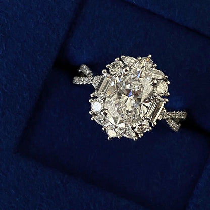 Moissanite Zircon Ring