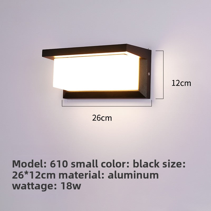 Moisture-proof LED outdoor waterproof wall lamp