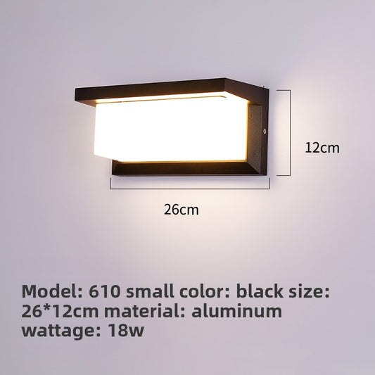 Moisture-proof LED outdoor waterproof wall lamp