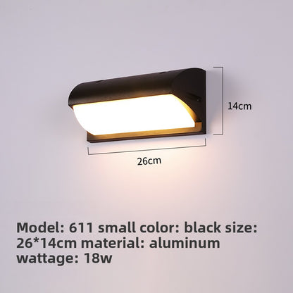 Moisture-proof LED outdoor waterproof wall lamp