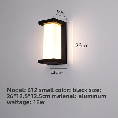 Moisture-proof LED outdoor waterproof wall lamp