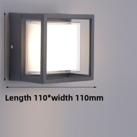 Moisture-proof LED outdoor waterproof wall lamp