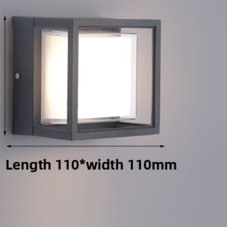 Moisture-proof LED outdoor waterproof wall lamp