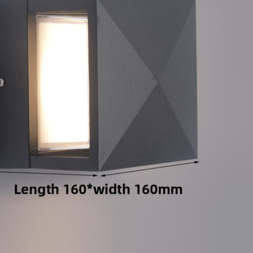 Moisture-proof LED outdoor waterproof wall lamp