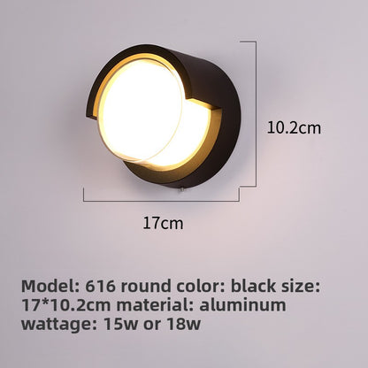 Moisture-proof LED outdoor waterproof wall lamp