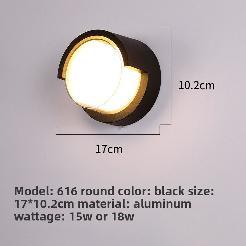 Moisture-proof LED outdoor waterproof wall lamp