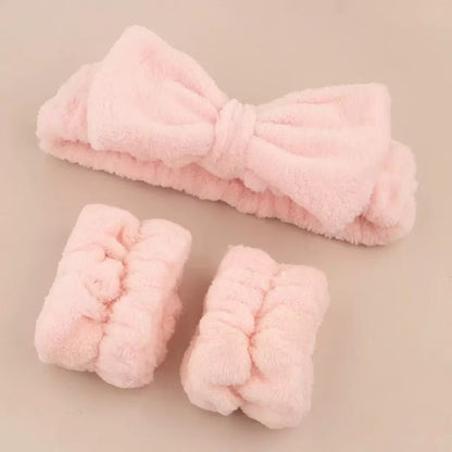 Moisture Proof Plush Wrist Bands Set