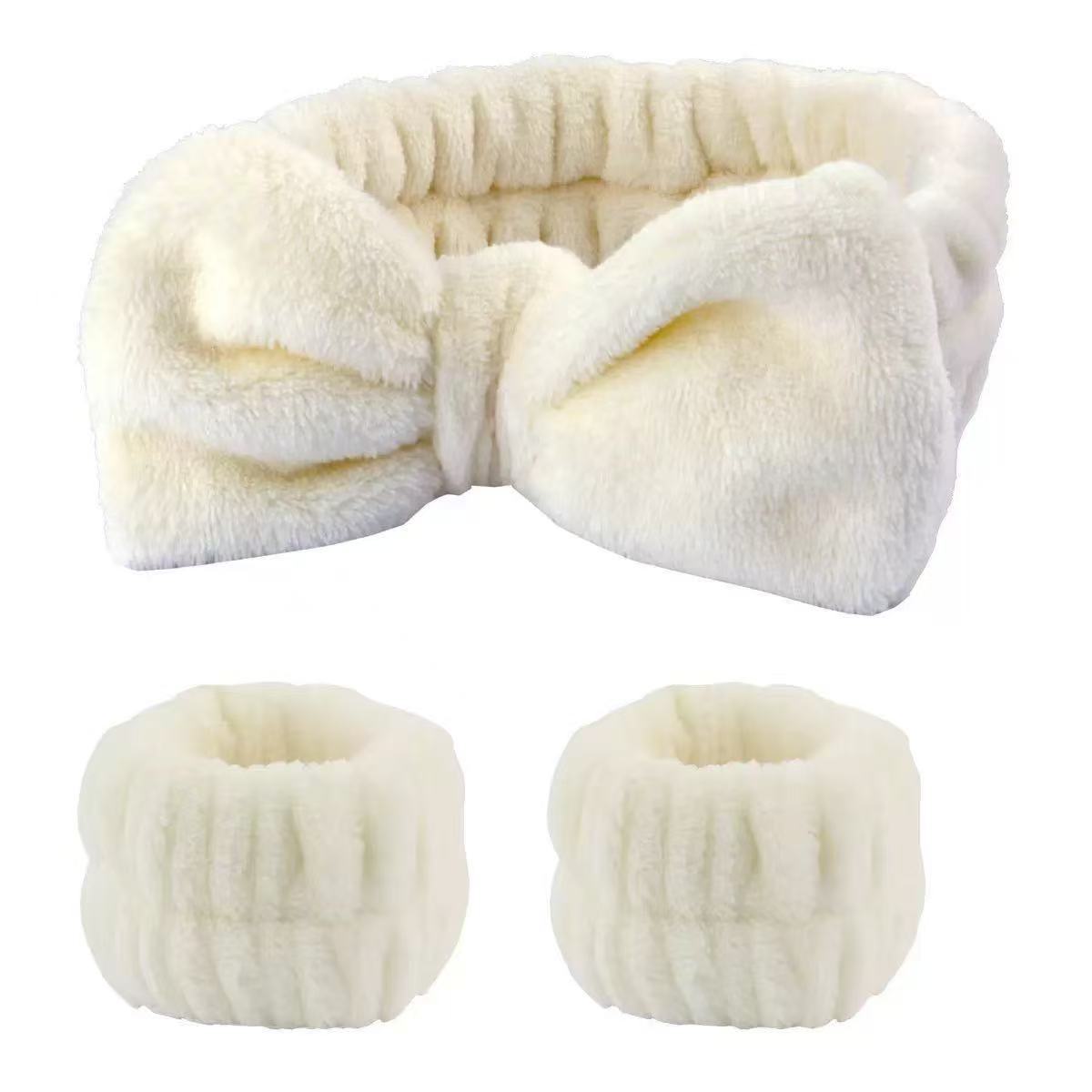 Moisture Proof Plush Wrist Bands Set