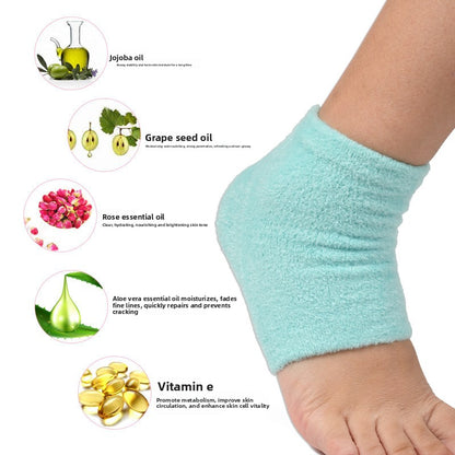 Moisturizing and nourishing heel socks