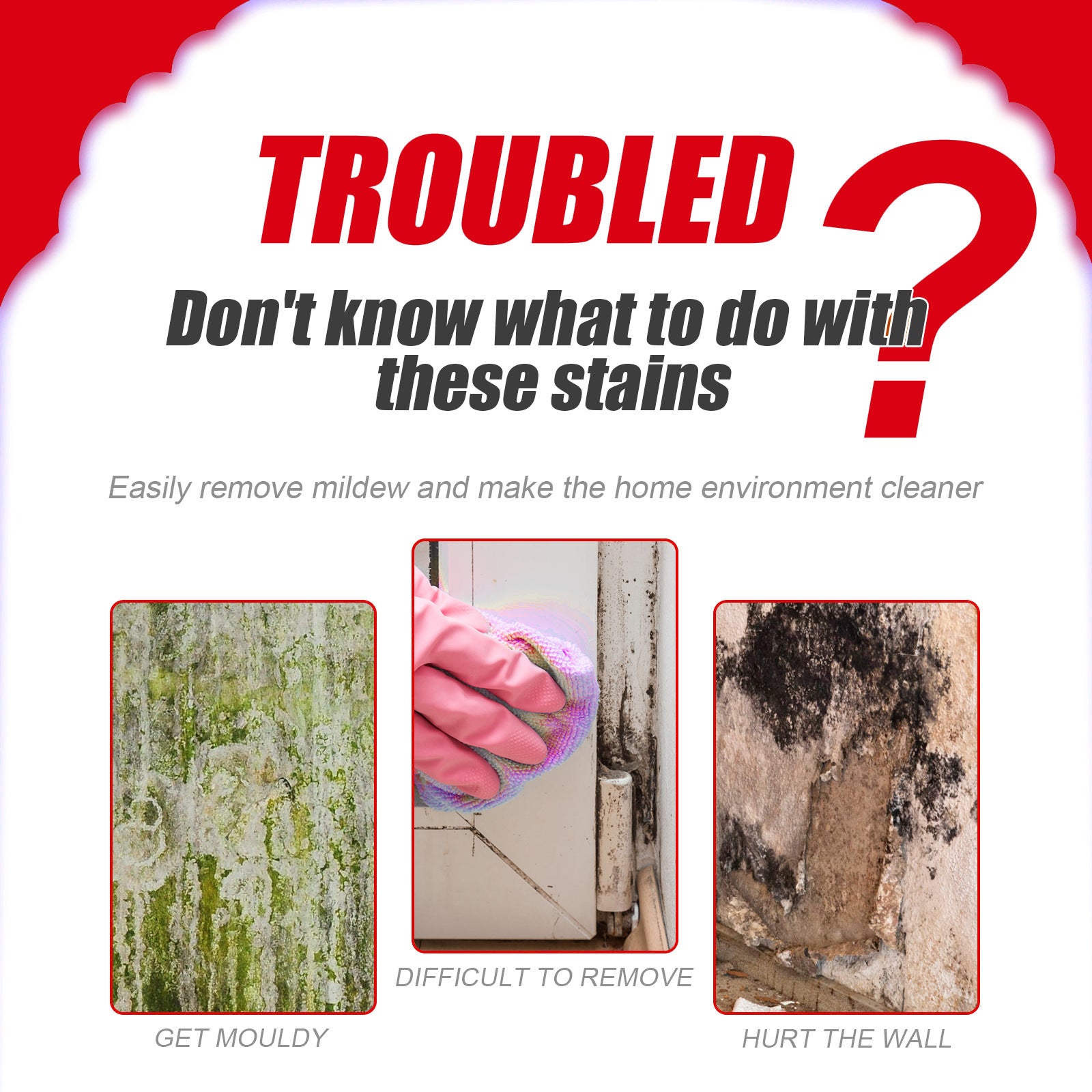 Mold Remover Cleaner for Bathroom and Kitchen