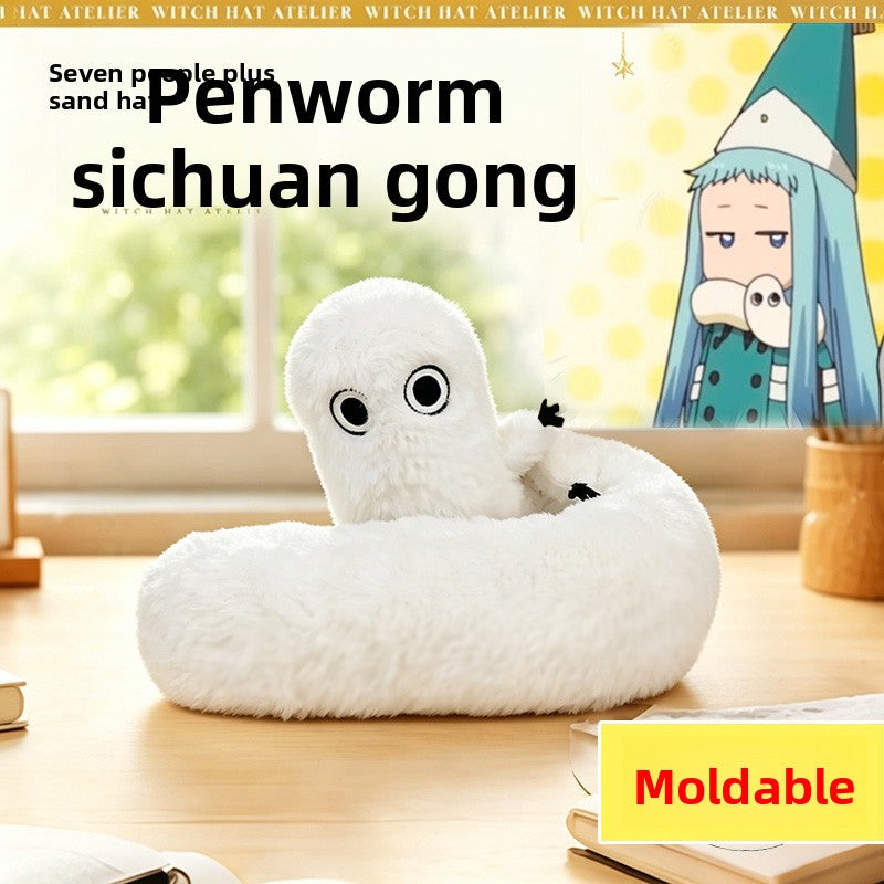 Moldable Penworm Plush Doll
