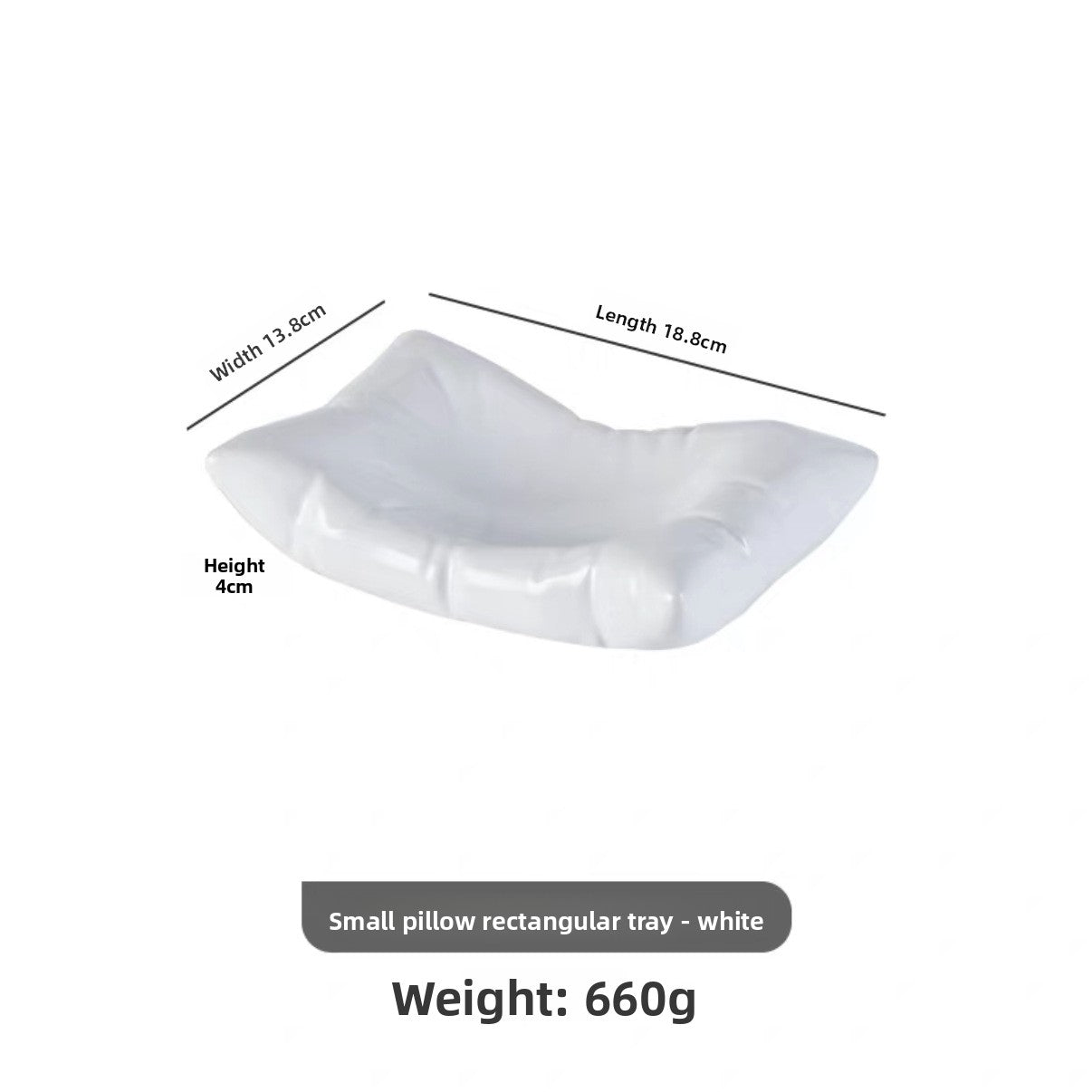 Molecular gastronomy pillow plate