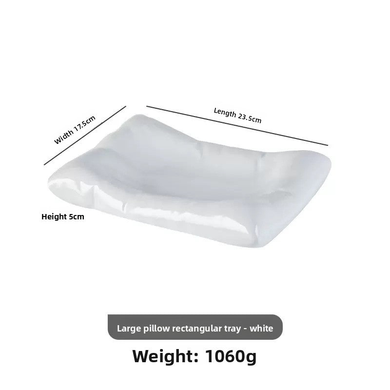 Molecular gastronomy pillow plate