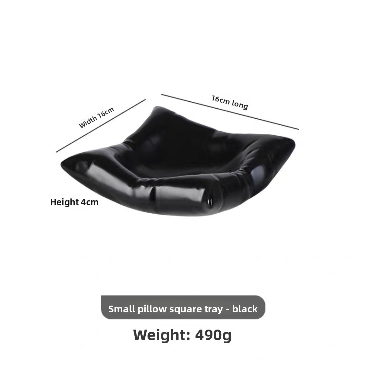 Molecular gastronomy pillow plate
