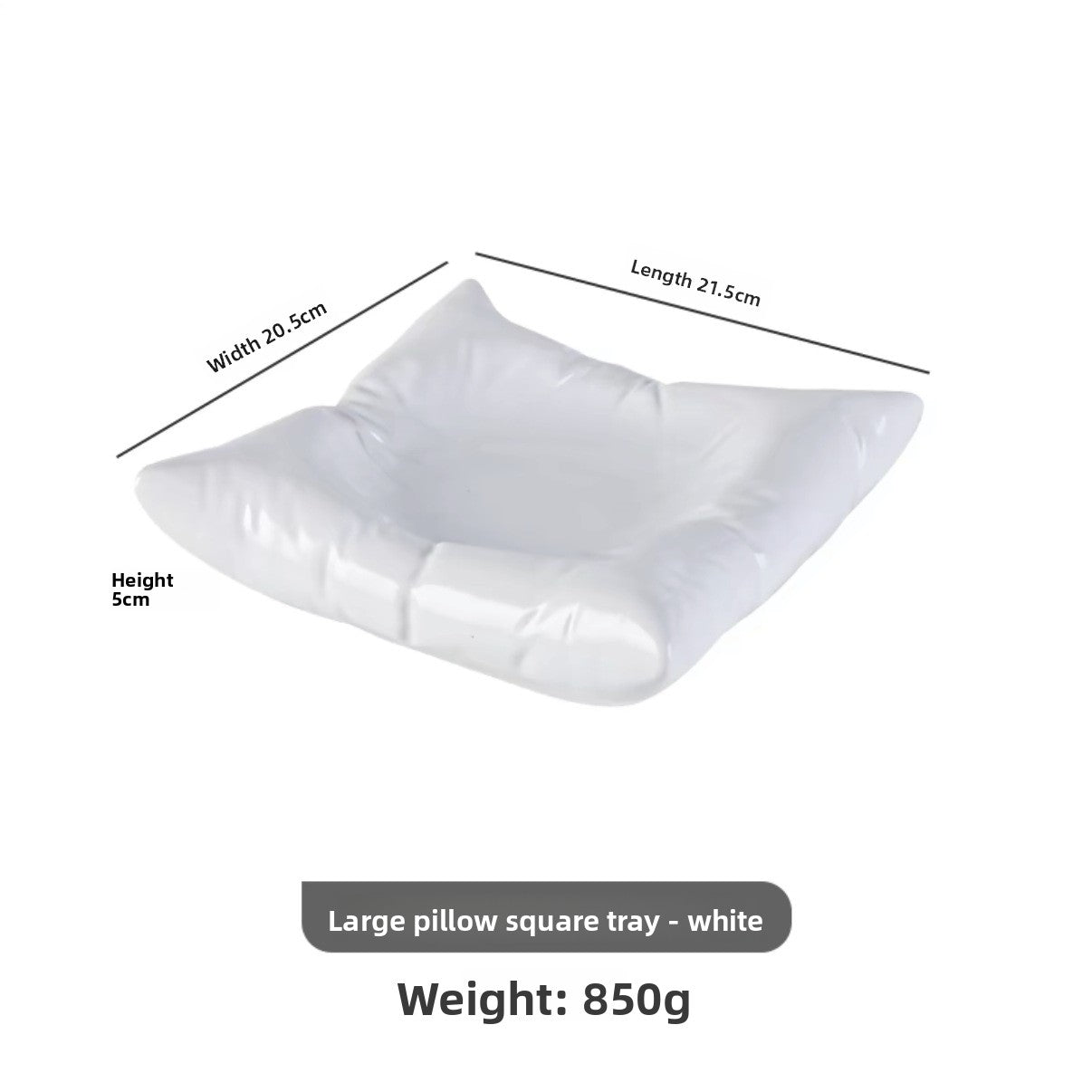 Molecular gastronomy pillow plate