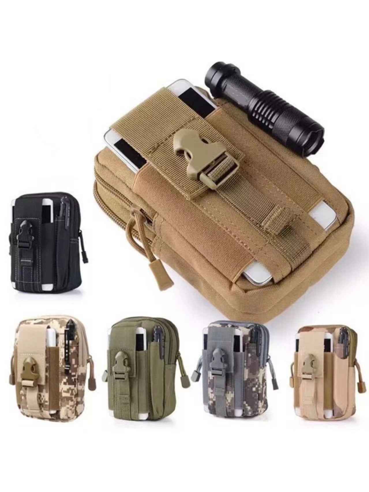 Molle Tactical Waist Bag with Phone Compartment