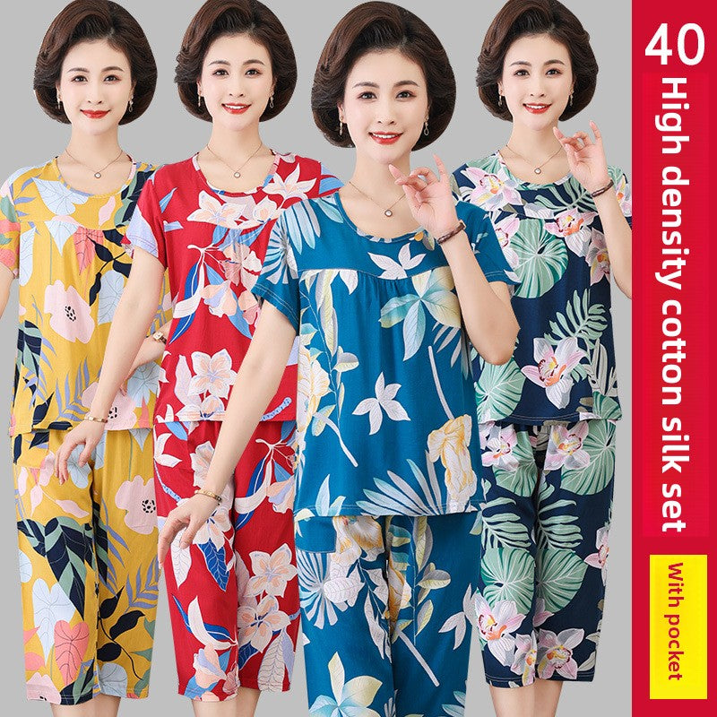 Mom Pajamas Spring and Autumn
