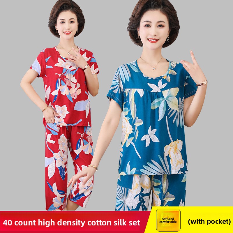 Mom Pajamas Spring and Autumn