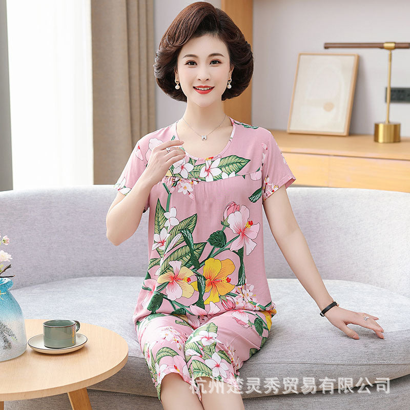 Mom Pajamas Spring and Autumn