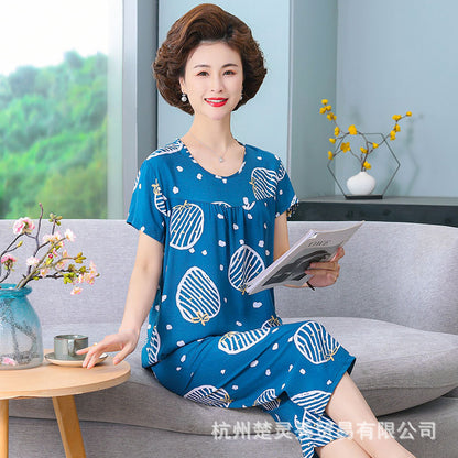 Mom Pajamas Spring and Autumn