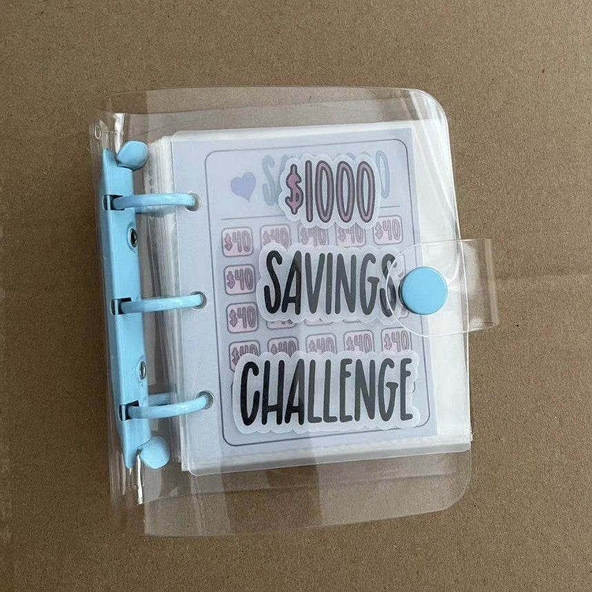 Money-saving Challenge: Notebook with Envelope