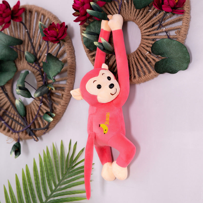Monkey Car-Mounted Plush Doll