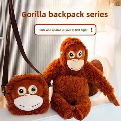 Monkey plush backpack