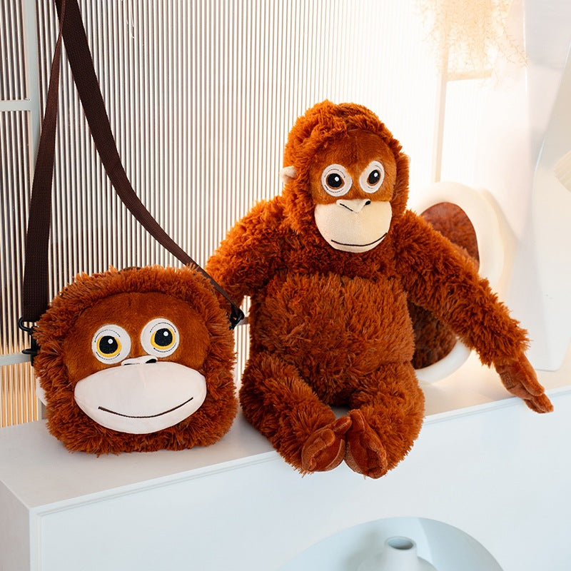 Monkey plush backpack