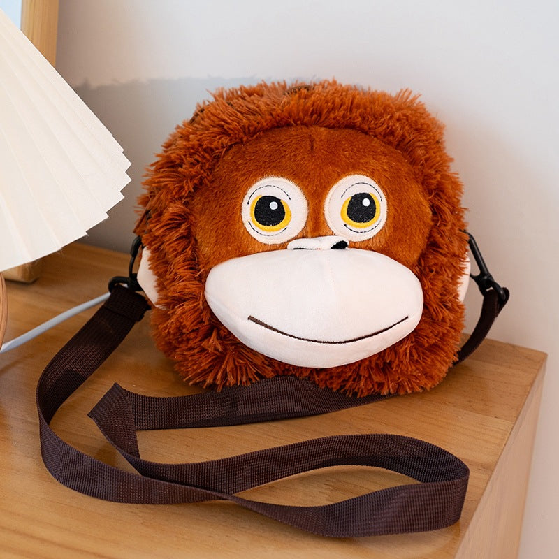 Monkey plush backpack