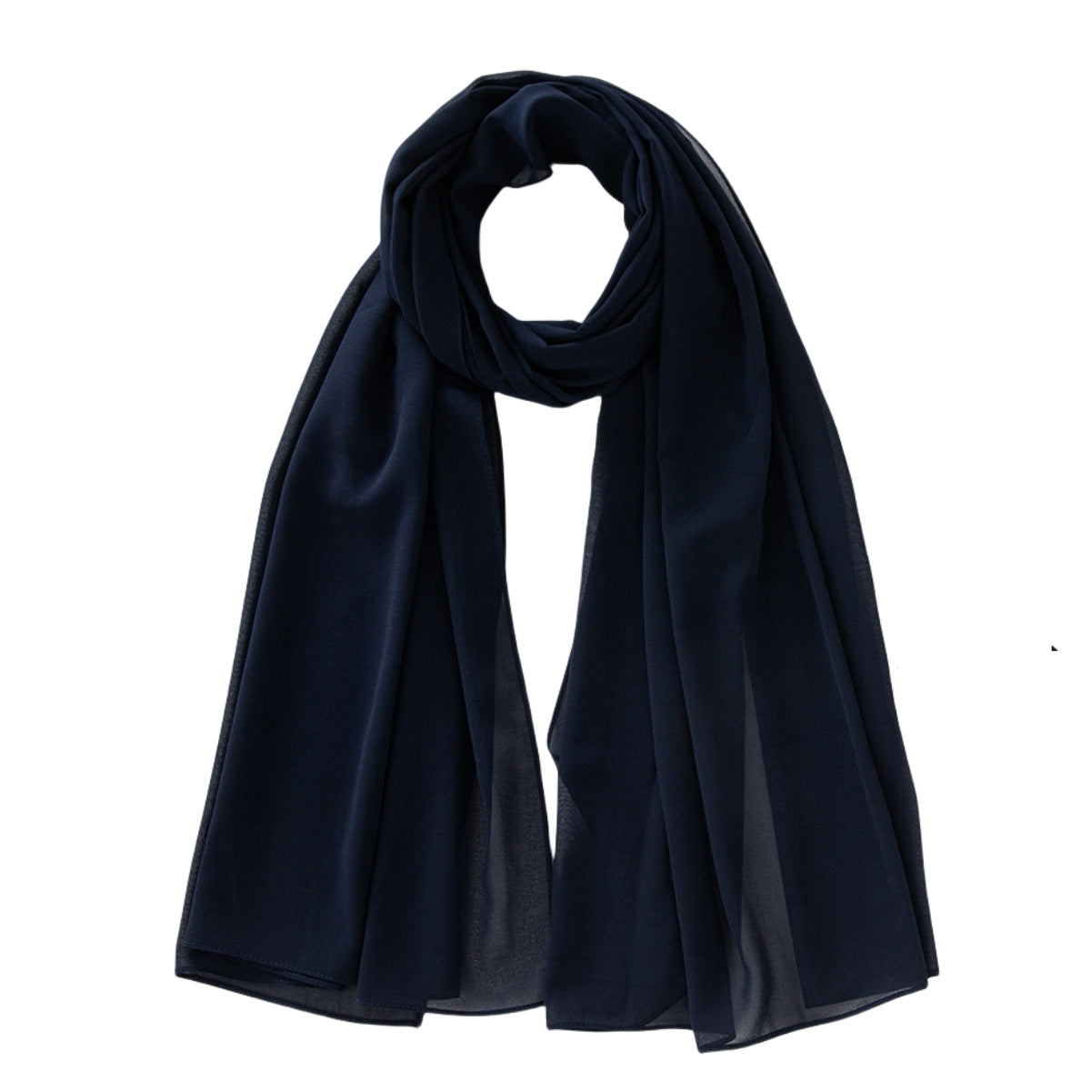 Monochrome Pearl Chiffon Bubble Scarf