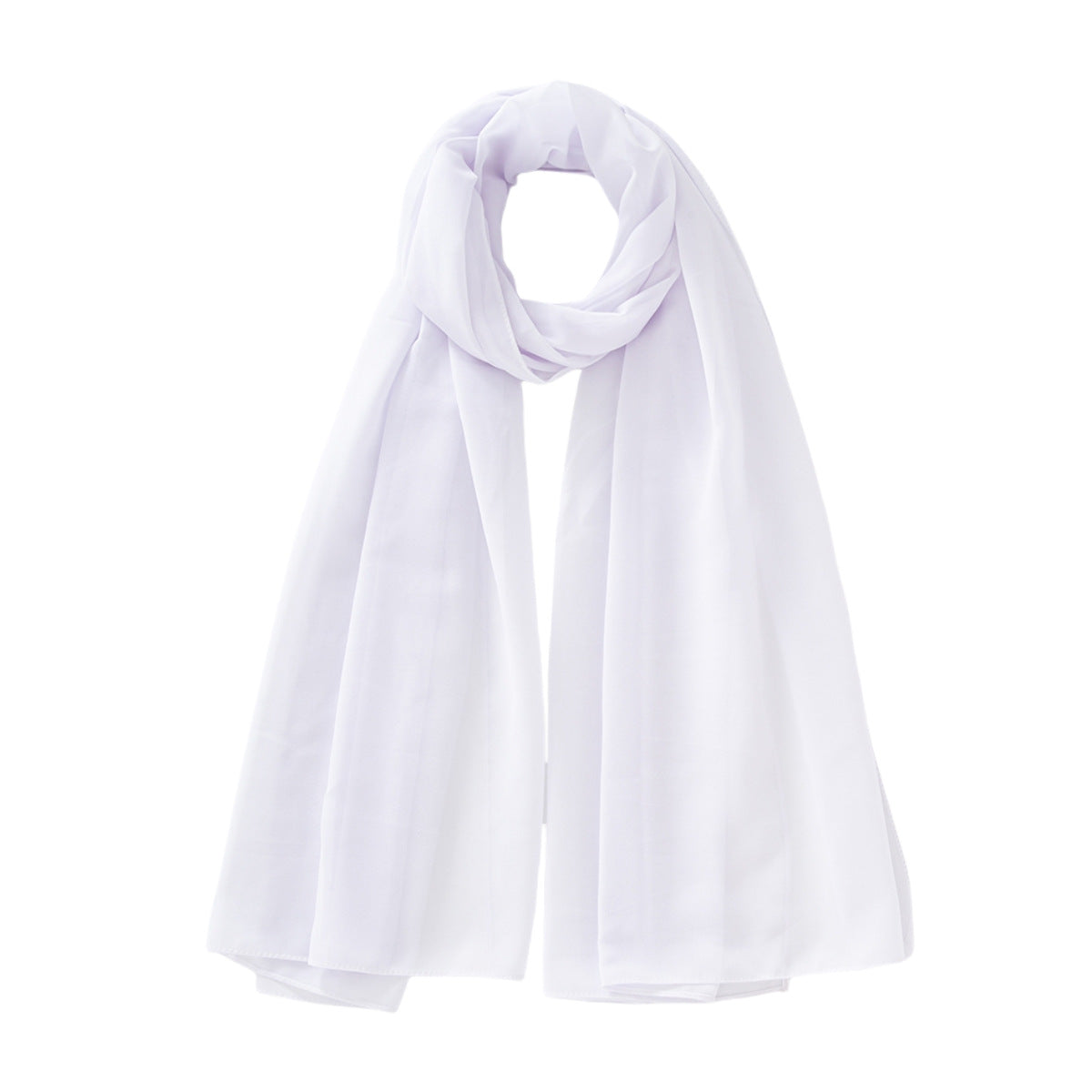 Monochrome Pearl Chiffon Bubble Scarf