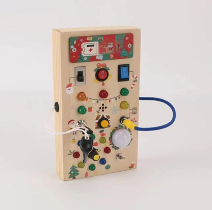 Montessori Busy Board Sensory Toy for Early Learning