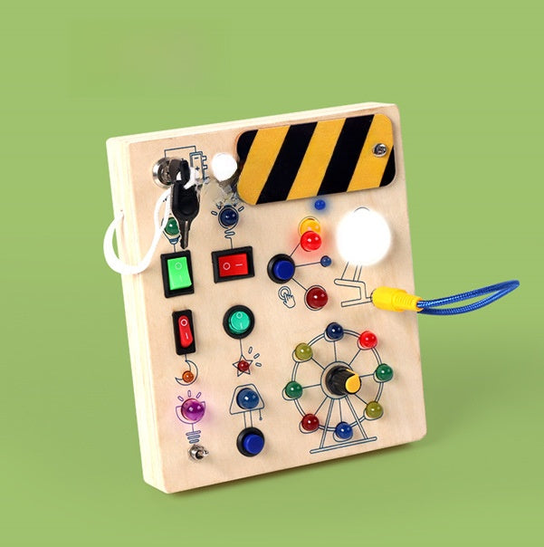 Montessori Busy Board Sensory Toy for Early Learning