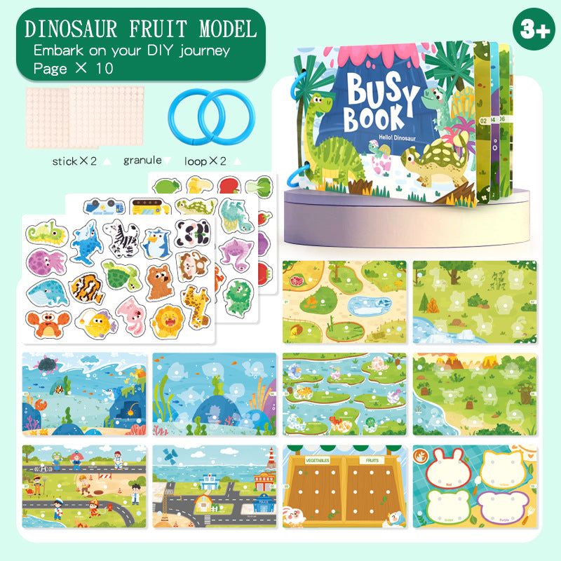 Montessori Busy Book for Early Learning