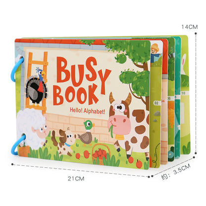 Montessori Busy Book for Early Learning