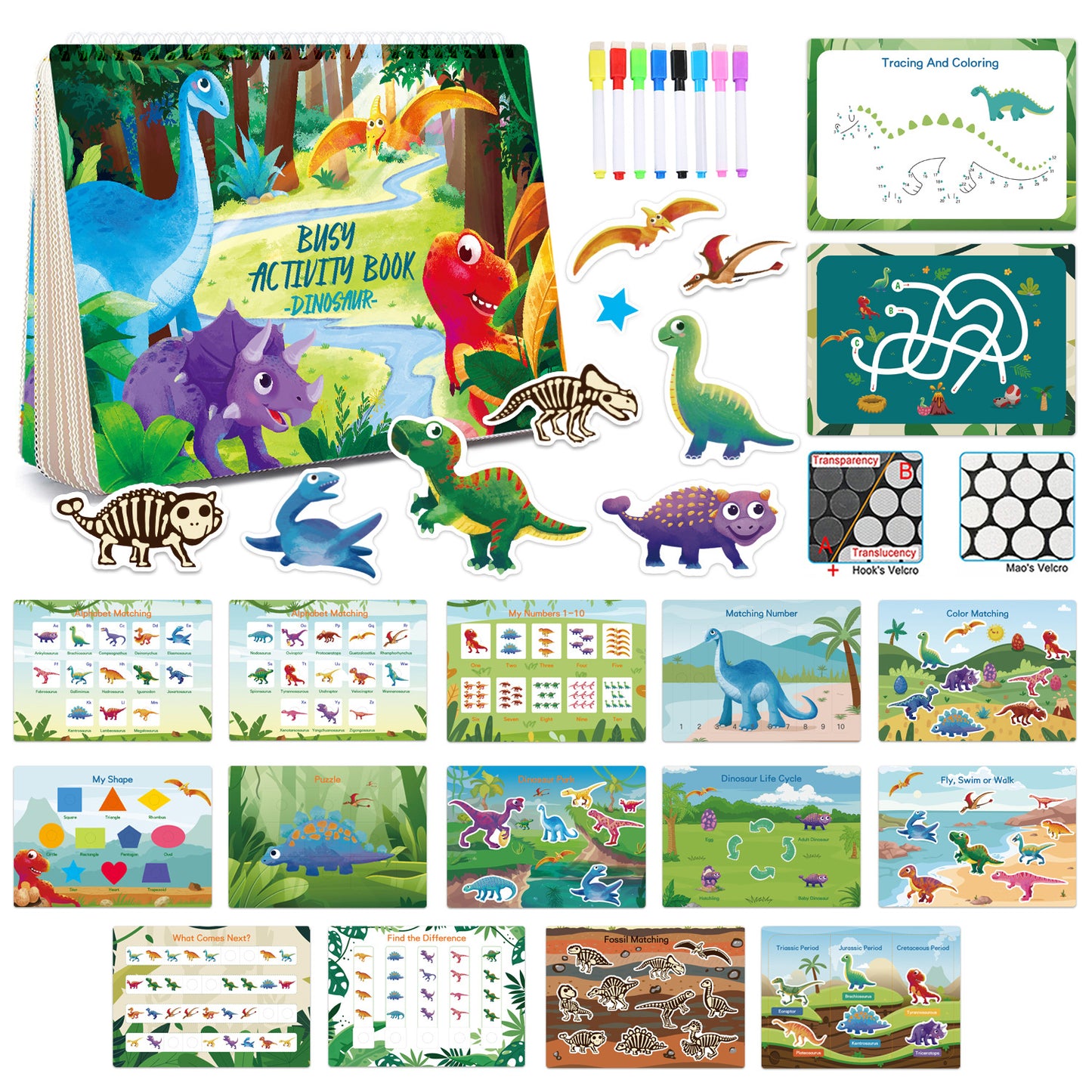 Montessori Busy Book for Early Learning