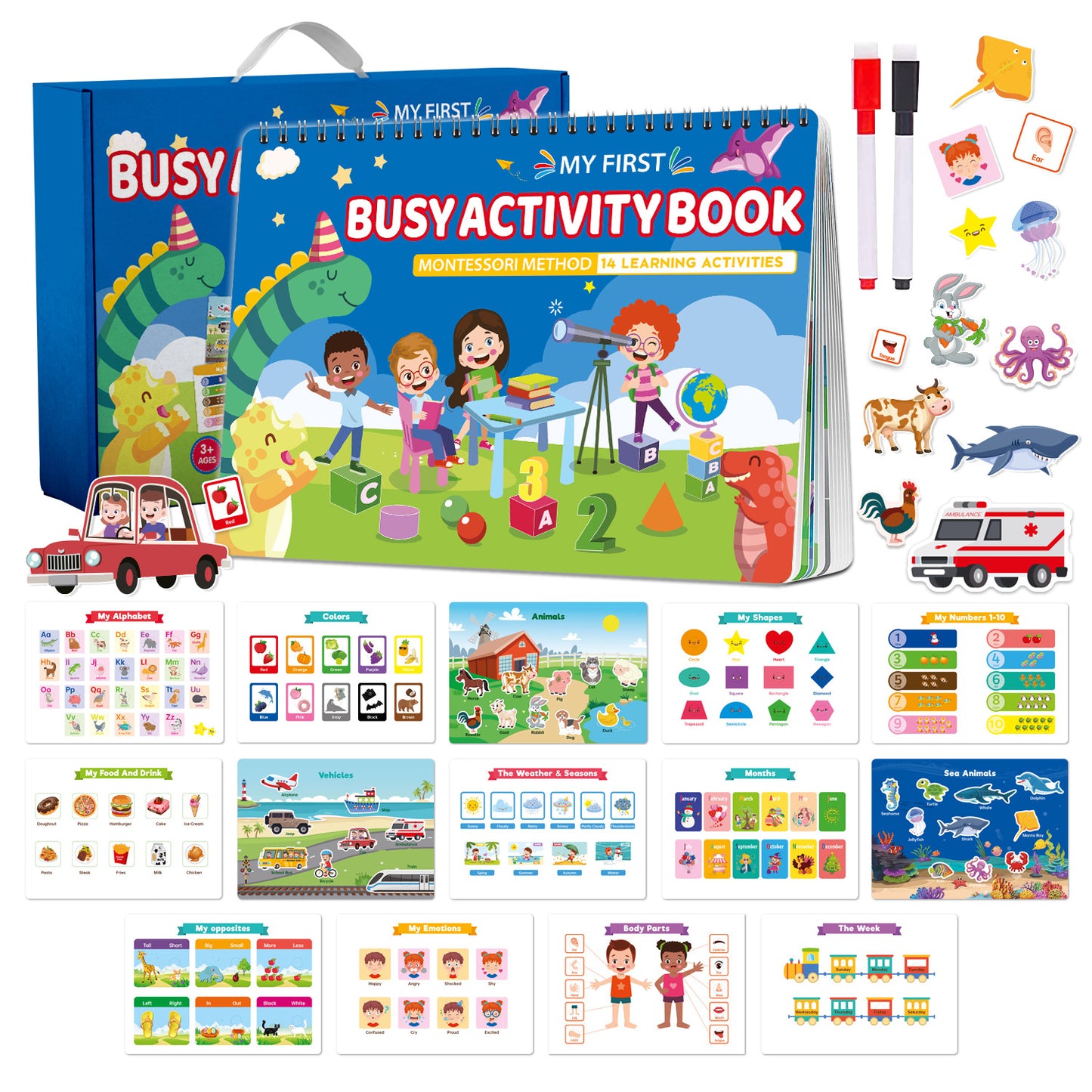 Montessori Busy Book for Early Learning