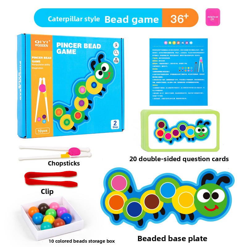 Montessori Clip Bead Educational Toy