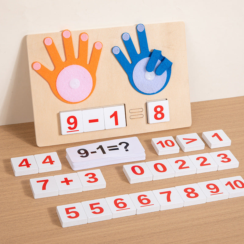 Montessori Digital Teaching Aids Finger Calculation Educational Toys