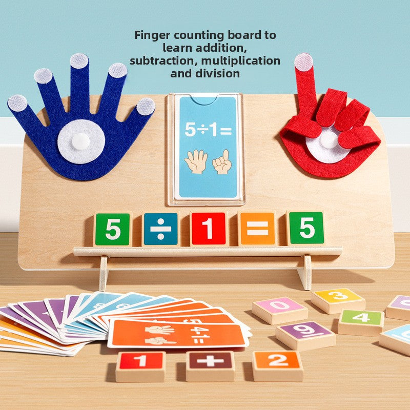 Montessori Digital Teaching Aids Finger Calculation Educational Toys