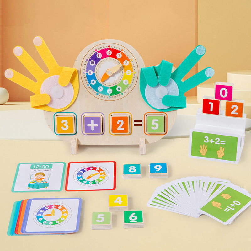 Montessori Digital Teaching Aids Finger Calculation Educational Toys