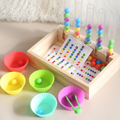 Montessori Early Education Clip Beads Training Toy